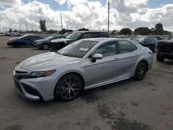 Salvage cars for sale from Copart Miami, FL: 2021 Toyota Camry SE