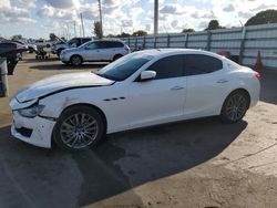 Salvage cars for sale at auction: 2018 Maserati Ghibli