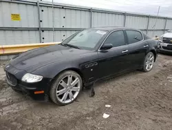 Salvage cars for sale at Dyer, IN auction: 2007 Maserati Quattroporte M139