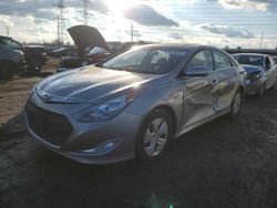 Salvage cars for sale at Elgin, IL auction: 2011 Hyundai Sonata Hybrid