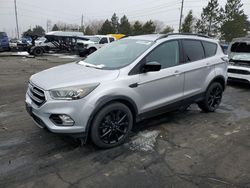 Salvage cars for sale at Denver, CO auction: 2017 Ford Escape SE