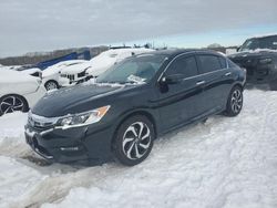 Salvage cars for sale at Assonet, MA auction: 2016 Honda Accord EXL