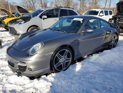 Salvage cars for sale at Marlboro, NY auction: 2007 Porsche 911 Turbo