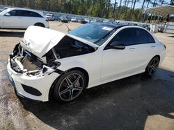 Salvage cars for sale at Harleyville, SC auction: 2018 Mercedes-Benz C300