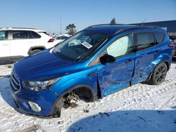 Salvage cars for sale at Woodhaven, MI auction: 2019 Ford Escape SE