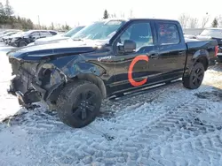 Salvage cars for sale from Copart Bowmanville, ON: 2016 Ford F150 Supercrew