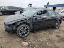 Salvage cars for sale at Woodhaven, MI auction: 2020 Ford Fusion Titanium