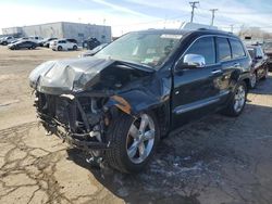 Salvage cars for sale at Chicago Heights, IL auction: 2013 Jeep Grand Cherokee Overland