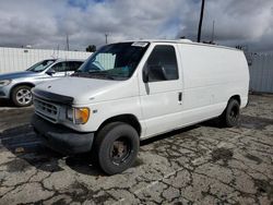 Salvage cars for sale at Van Nuys, CA auction: 2002 Ford Econoline E150 Van