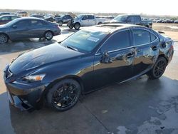 Salvage cars for sale at Grand Prairie, TX auction: 2015 Lexus IS 250