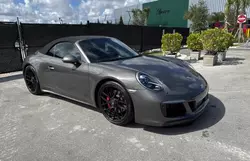 Salvage cars for sale at Opa Locka, FL auction: 2017 Porsche 911 Carrera S