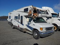 Salvage trucks for sale at Assonet, MA auction: 2005 Ford Econoline E450 Super Duty Cutaway Van