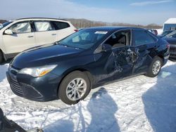 Salvage cars for sale at Assonet, MA auction: 2017 Toyota Camry LE