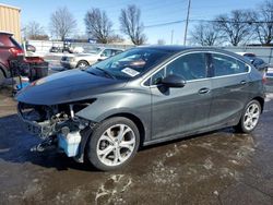 Salvage cars for sale at Moraine, OH auction: 2018 Chevrolet Cruze Premier