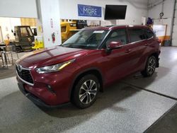 Toyota salvage cars for sale: 2020 Toyota Highlander XLE