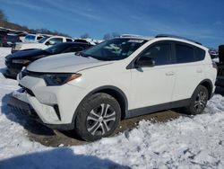 Salvage cars for sale at West Warren, MA auction: 2018 Toyota Rav4 LE