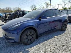 Salvage cars for sale at Riverview, FL auction: 2024 Tesla Model Y