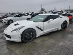 Salvage cars for sale at Eugene, OR auction: 2015 Chevrolet Corvette Stingray 2LT