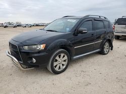 Salvage cars for sale from Copart San Antonio, TX: 2012 Mitsubishi Outlander SE