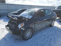 Salvage cars for sale at Kansas City, KS auction: 2013 Nissan Versa S