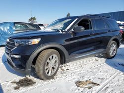 Salvage cars for sale at Woodhaven, MI auction: 2024 Ford Explorer XLT