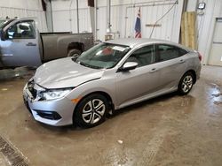 Salvage cars for sale at Franklin, WI auction: 2016 Honda Civic LX