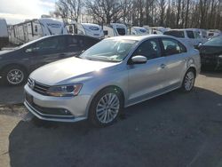 Salvage cars for sale at Glassboro, NJ auction: 2015 Volkswagen Jetta SE