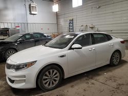 Salvage cars for sale at Des Moines, IA auction: 2018 KIA Optima EX