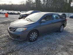 Salvage cars for sale at Ellenwood, GA auction: 2013 Toyota Corolla Base