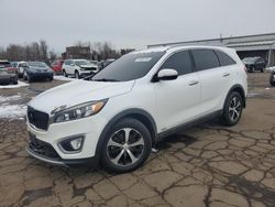 Salvage cars for sale at New Britain, CT auction: 2016 KIA Sorento EX