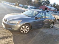 Salvage cars for sale at Mendon, MA auction: 2008 Honda Accord EXL