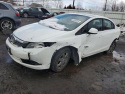 Honda Civic salvage cars for sale: 2012 Honda Civic EX