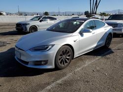 Salvage cars for sale at Van Nuys, CA auction: 2018 Tesla Model S