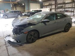 Salvage cars for sale at Eldridge, IA auction: 2017 Honda Civic EX