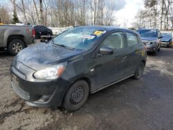 Salvage cars for sale at Portland, OR auction: 2015 Mitsubishi Mirage DE