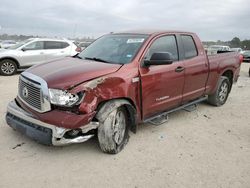 Salvage cars for sale at Houston, TX auction: 2010 Toyota Tundra Double Cab SR5