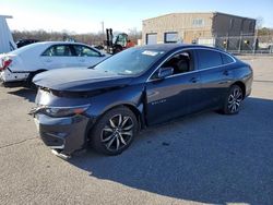 Chevrolet salvage cars for sale: 2017 Chevrolet Malibu LT