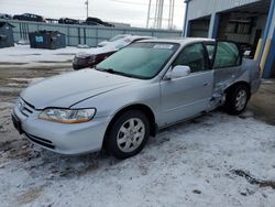 Salvage cars for sale from Copart Chicago Heights, IL: 2002 Honda Accord EX