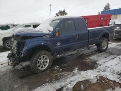 Salvage cars for sale at Woodhaven, MI auction: 2012 Ford F250 Super Duty