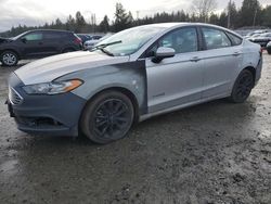 Salvage cars for sale at Graham, WA auction: 2017 Ford Fusion SE Hybrid