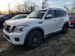 Salvage cars for sale at Windsor, NJ auction: 2017 Nissan Armada Platinum