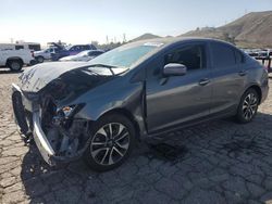 Salvage cars for sale at Colton, CA auction: 2015 Honda Civic EX