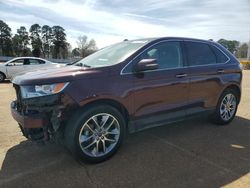 Salvage cars for sale at Longview, TX auction: 2017 Ford Edge Titanium