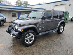 Salvage cars for sale at Austell, GA auction: 2019 Jeep Wrangler Unlimited Sahara