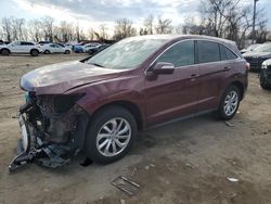 Salvage cars for sale at Baltimore, MD auction: 2016 Acura RDX