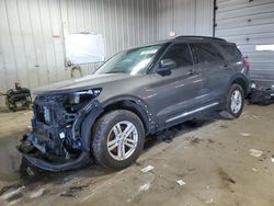 Salvage cars for sale at Franklin, WI auction: 2024 Ford Explorer XLT