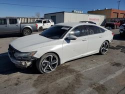 Salvage cars for sale at Anthony, TX auction: 2018 Honda Accord Sport