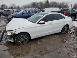 Salvage cars for sale at Chalfont, PA auction: 2016 Mercedes-Benz C 300 4matic