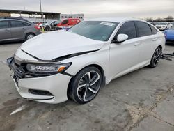 Salvage cars for sale at Grand Prairie, TX auction: 2019 Honda Accord Sport