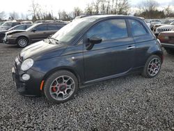 Salvage cars for sale from Copart Portland, OR: 2012 Fiat 500 Sport